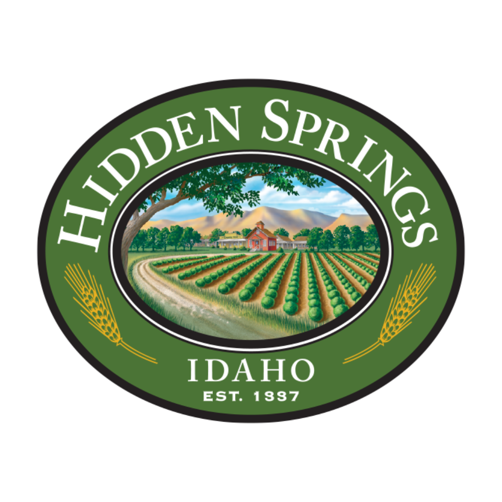 HIDDEN SPRINGS IDAHO BRAND LOGO